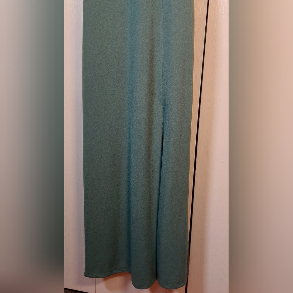 Birdy Grey Hannah Maxi Dress Size Small Flutter Sleeve Crepe Romantic Wedding - Picture 9 of 15